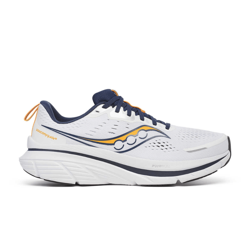 Seliga ShoesSaucony Men's Guide 18 - White/Navy