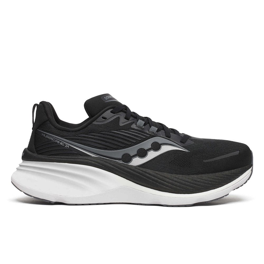 Seliga ShoesSaucony Men's Hurricane 24 - Black/Carbon