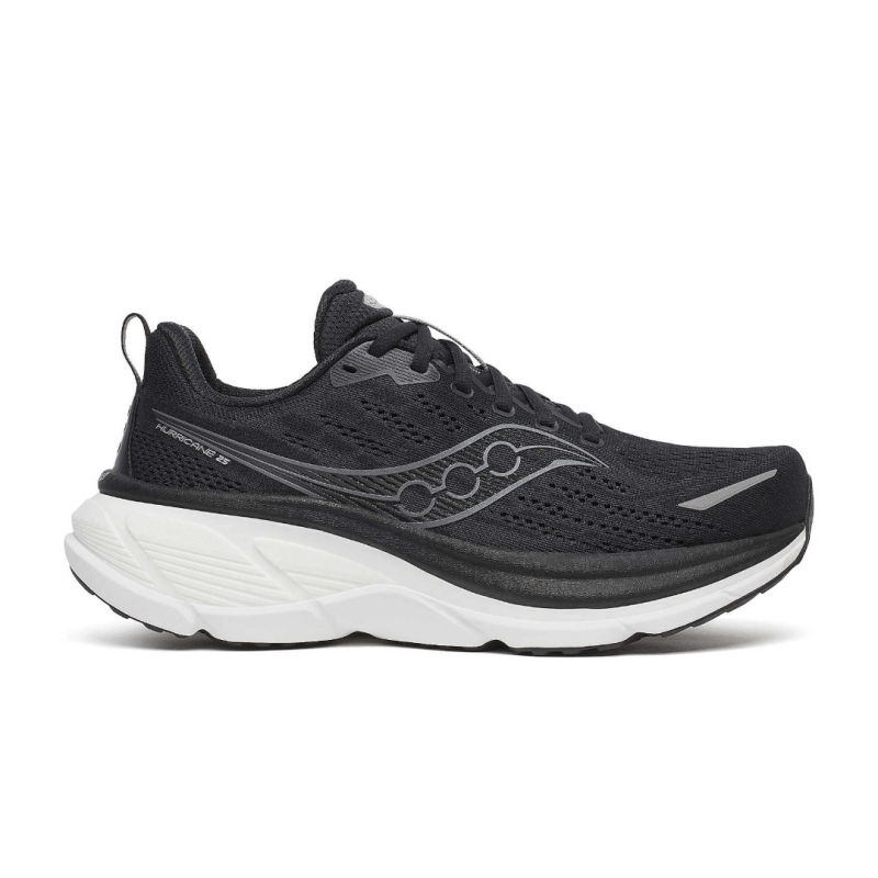 Seliga ShoesSaucony Men's Hurricane 25 - Black/White