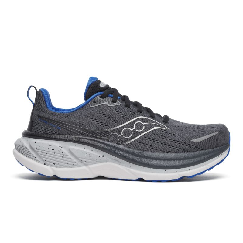 Saucony Men's Hurricane 25 Running Shoes - Shadow/Black