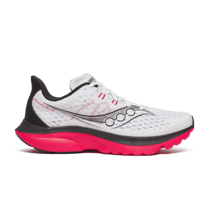 Seliga ShoesSaucony Men's Kinvara 16 - White/Red