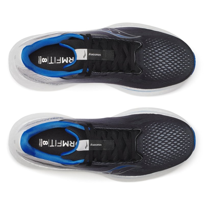 Seliga ShoesSaucony Men's Ride 18 - Black/Skydiver