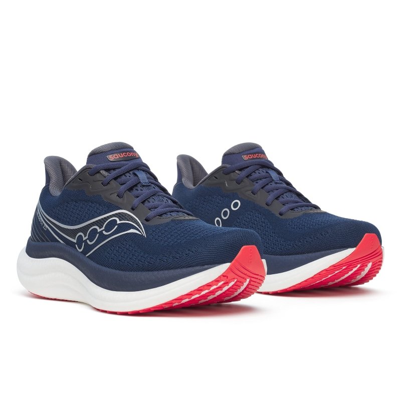 Seliga ShoesSaucony Men's Triumph 23 - Navy/Red