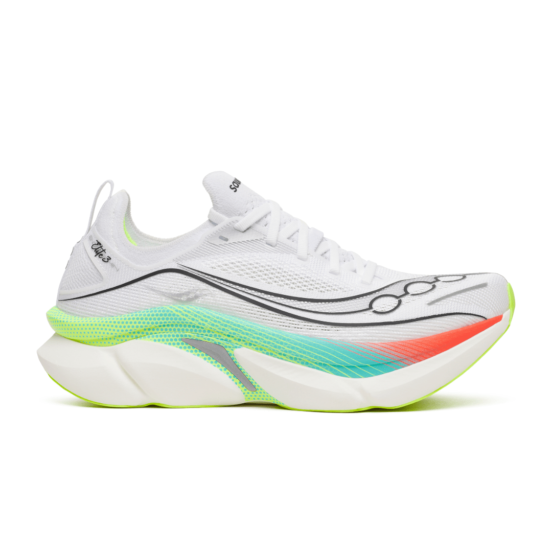 Saucony Unisex Endorphin Elite 3 Racing Shoes - White/Multi