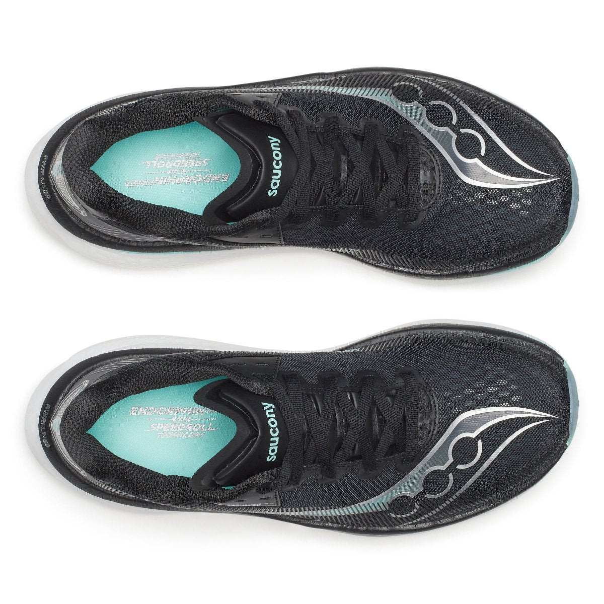 Saucony Women's Endorphin Azura Running Shoes - Black/Aqua