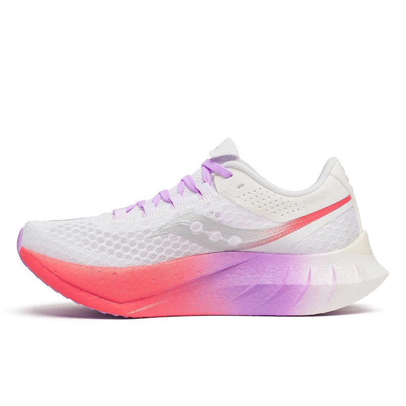 Saucony Women's Endorphin Pro 4 - White/Crocus