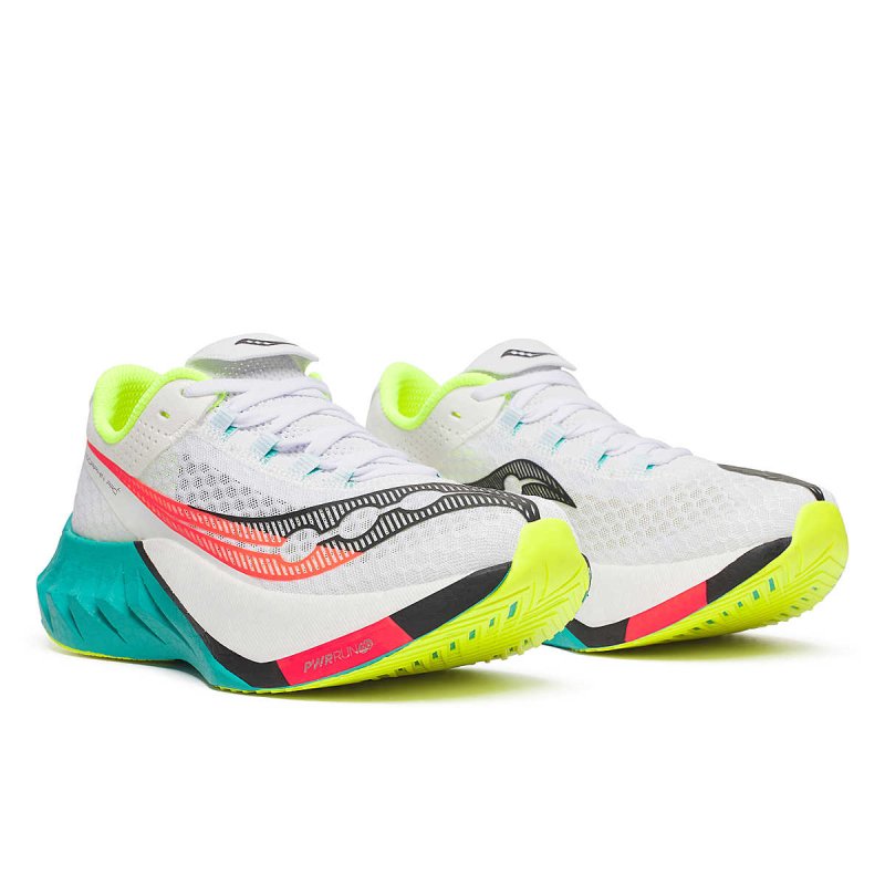 Saucony Women's Endorphin Pro 4 - White/Mutant