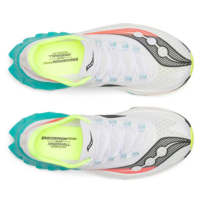 Saucony Women's Endorphin Pro 4 - White/Mutant