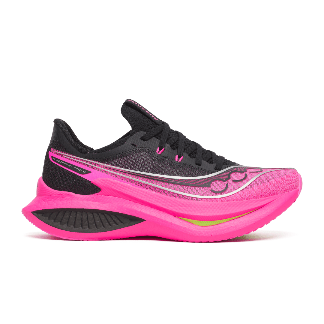 Saucony Women's Endorphin Pro 5 Running Shoes - Black/Shock
