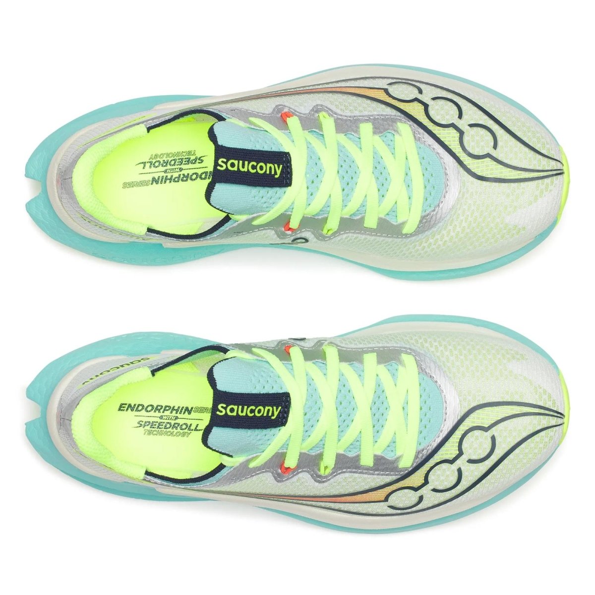 Saucony Women's Endorphin Pro 5 Running Shoes - White/Splash