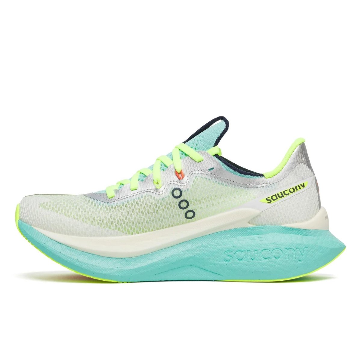 Saucony Women's Endorphin Pro 5 Running Shoes - White/Splash