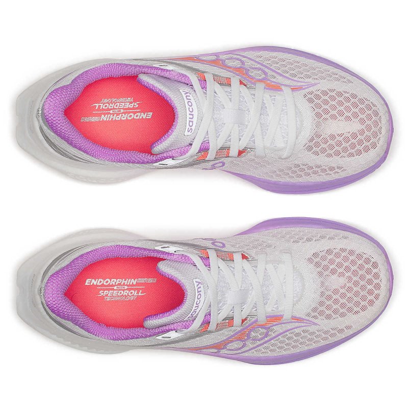 Saucony Women's Endorphin Speed 5 - White/Crocus