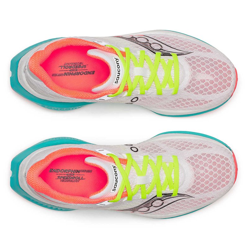Saucony Women's Endorphin Speed 5 - White/Mutant