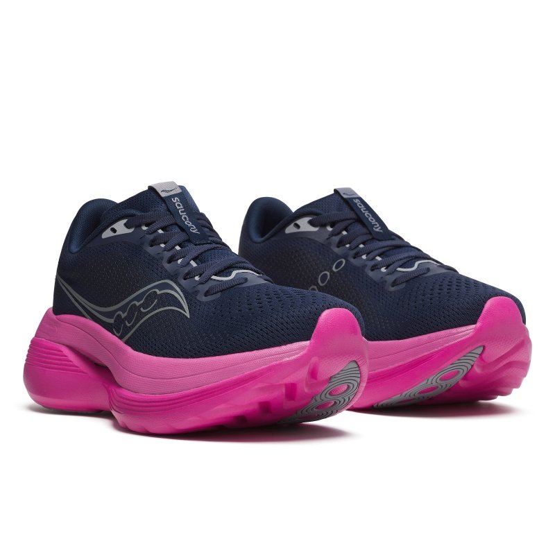 Saucony Women's Endorphin Trainer - Navy/Fuchsia