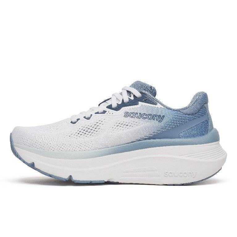 Saucony Women's Guide 19 Running Shoes - White/Storm