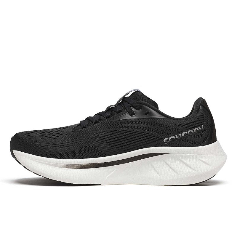 Saucony Women's Ride 18 - Black/White