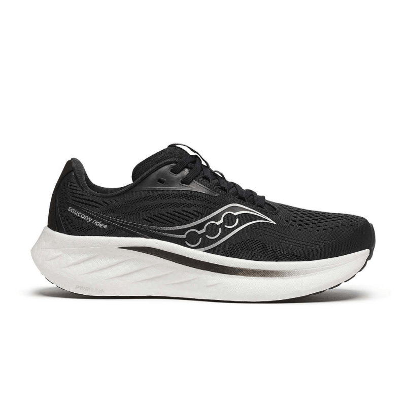 Saucony Women's Ride 18 - Black/White