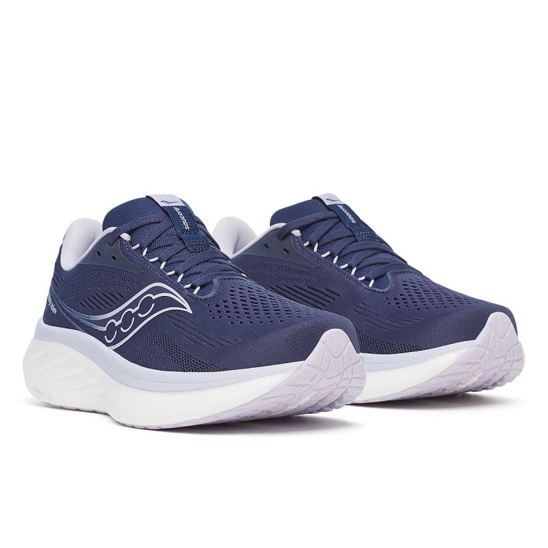 Saucony Women's Ride 18 - Navy/Aster