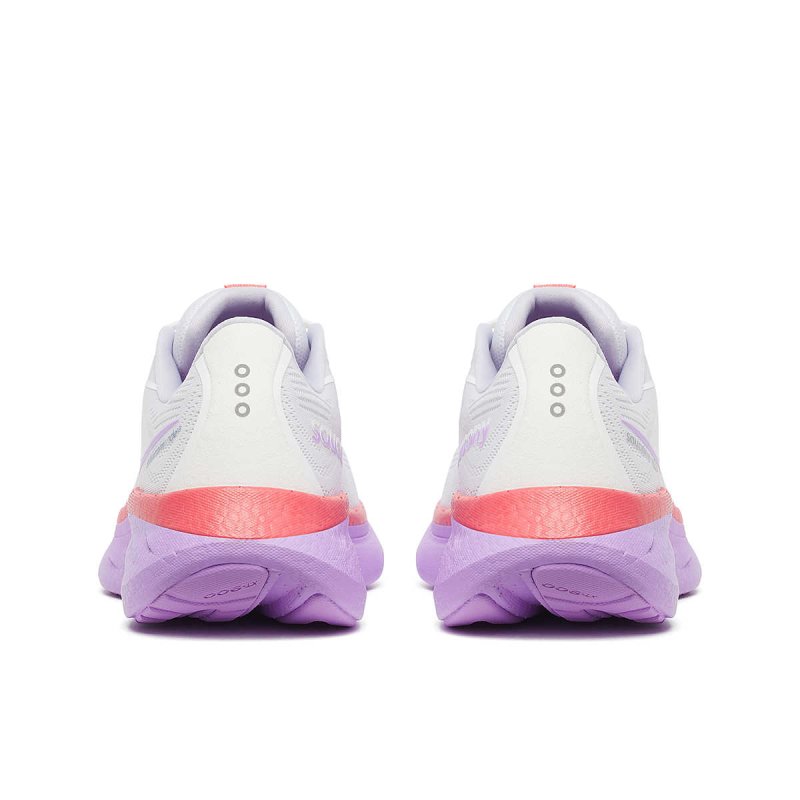 Saucony Women's Ride 18 - White/Coral