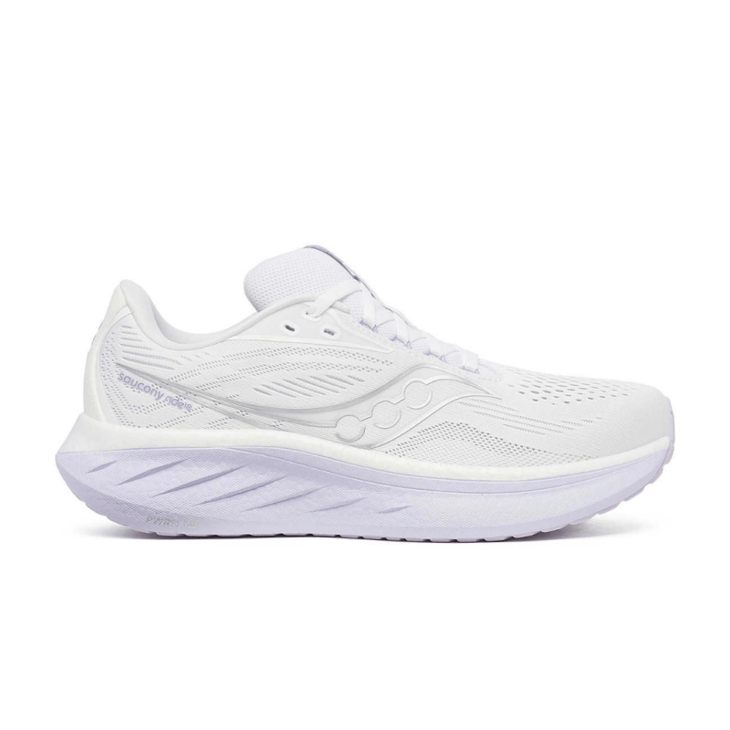Seliga ShoesSaucony Women's Ride 18 - White/Thistle