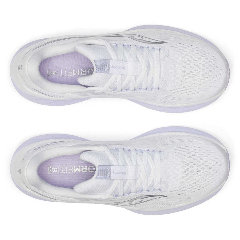 Saucony Women's Ride 18 - White/Thistle