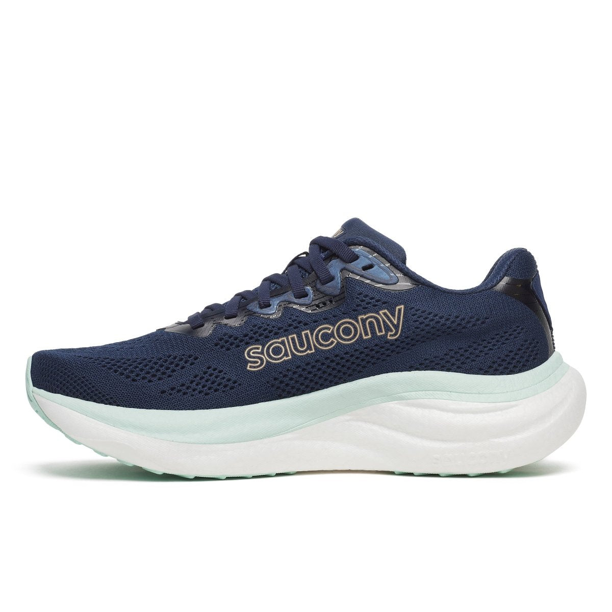 Saucony Women's Ride 19 Running Shoes - Navy/Aqua