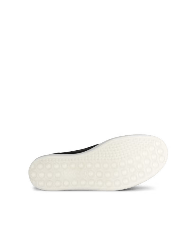 Ecco Women's Soft 7 Slip - On - Black/Patent Black