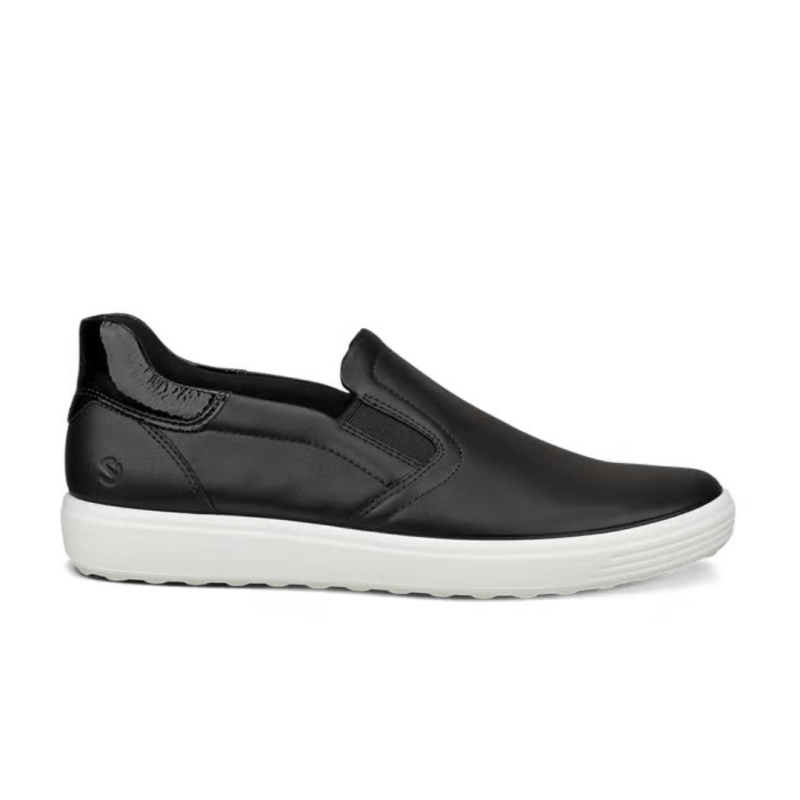 Seliga ShoesEcco Women's Soft 7 Slip - On - Black/Patent Black