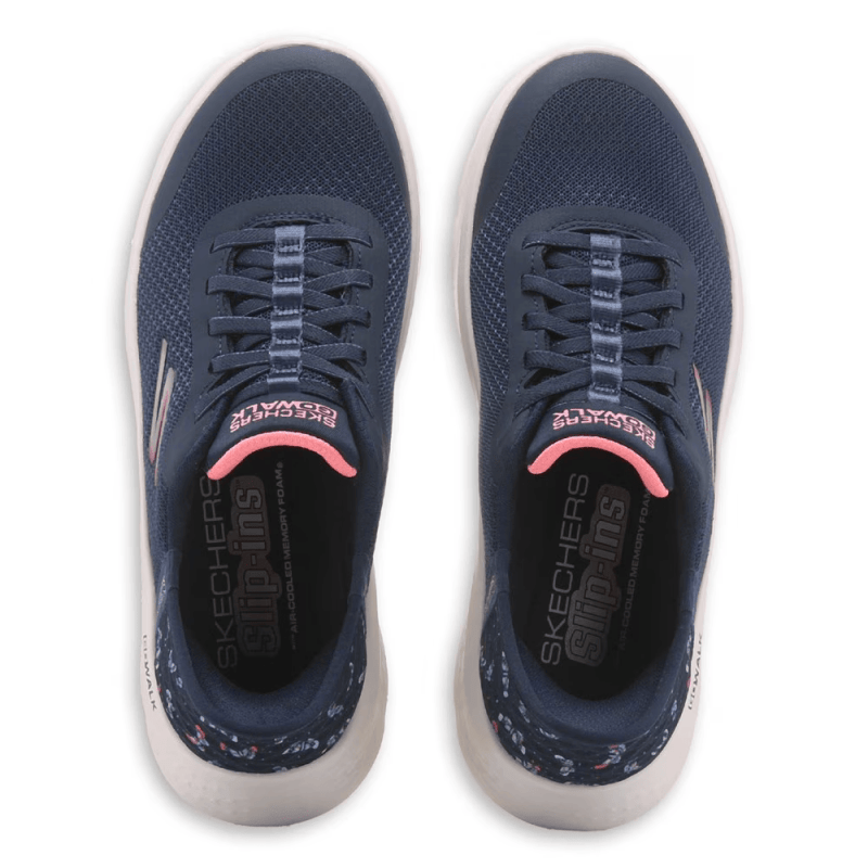 Skechers Women's Slip Ins GO WALK Flex Eva - Navy/Pink