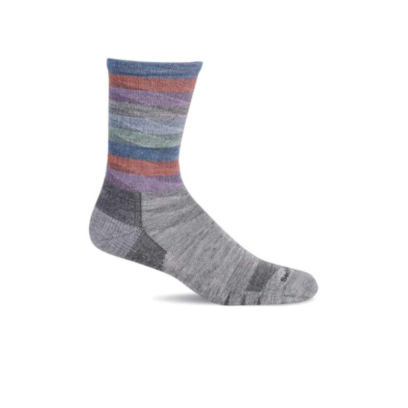Sockwell Women's Peaks Crew Socks - Light Grey