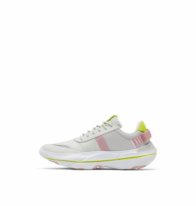 Sorel Women's Explorer Blitz Leisure Lace Sneaker - Moonstone/White