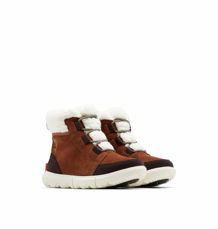Sorel Women's Explorer II Carnival Cozy - Wood/Chalk