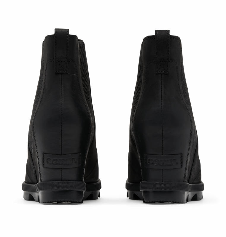 Sorel Women's Joan Rhapsody Chelsea Wedge - Black/Black