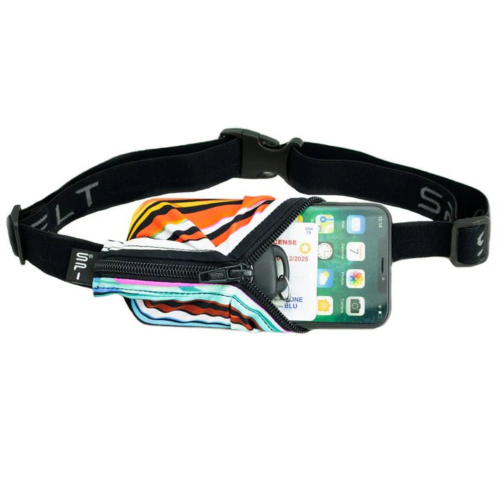 Seliga ShoesSPIbelt Original Running Belt - Kickflip/Black Zipper