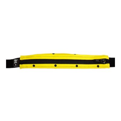 Seliga ShoesSPIbelt Original Running Belt - Yellow & Black Polka Dot