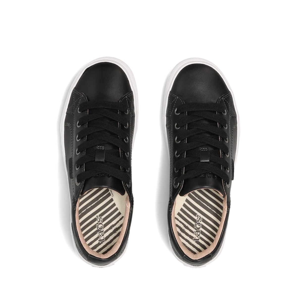 Taos Women's Plim Soul Lux Sneaker - Black/White