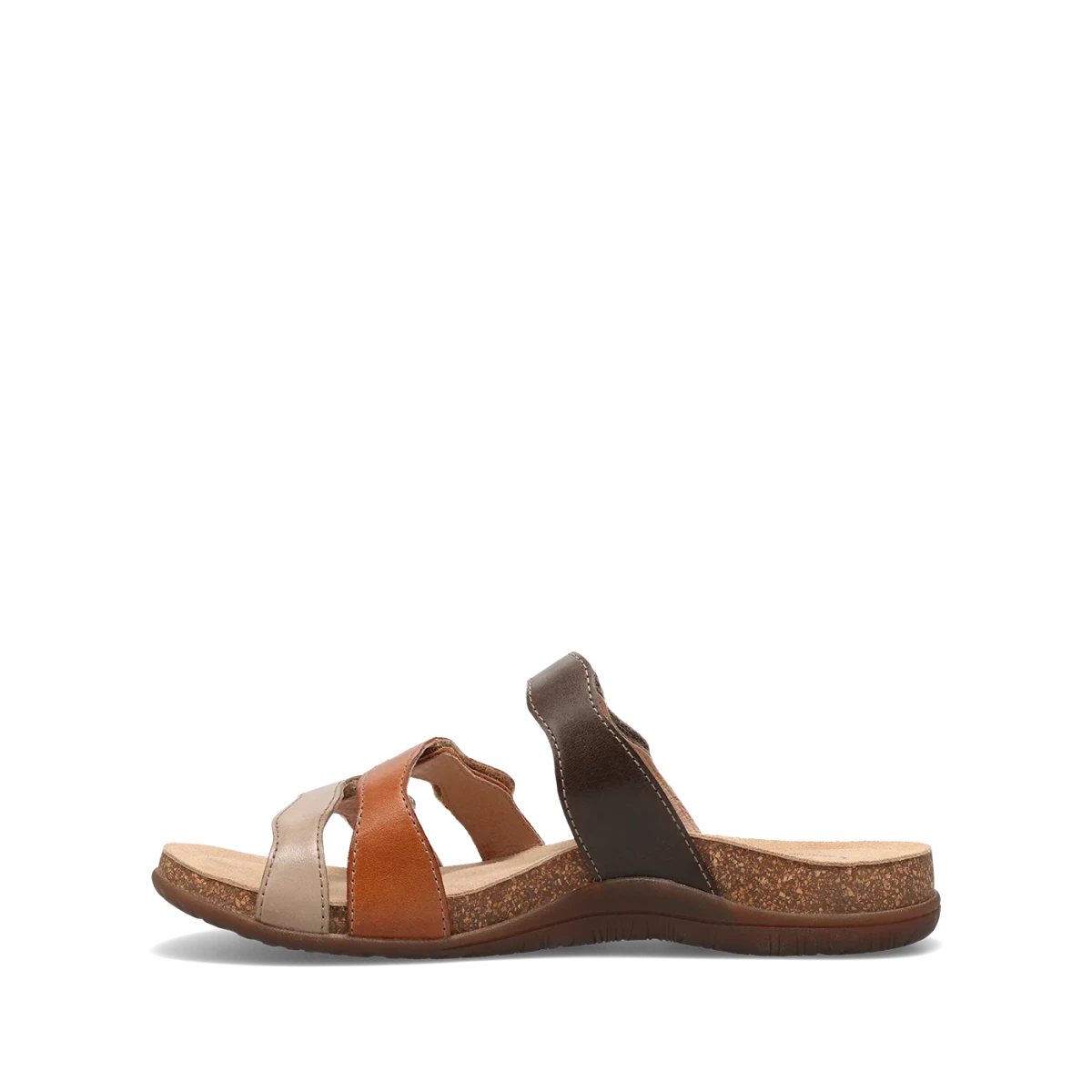 Taos Women's Scribble Slide Sandal - Brown Multi