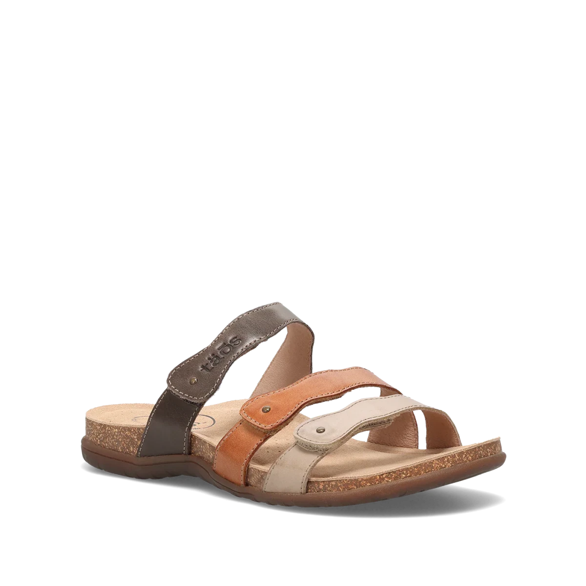 Taos Women's Scribble Slide Sandal - Brown Multi