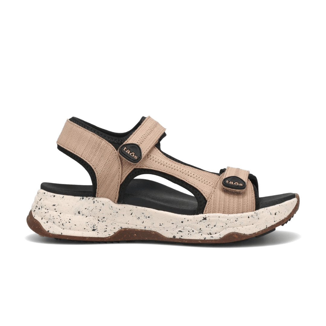 Taos Women's Super Side Sandal - Natural Emboss