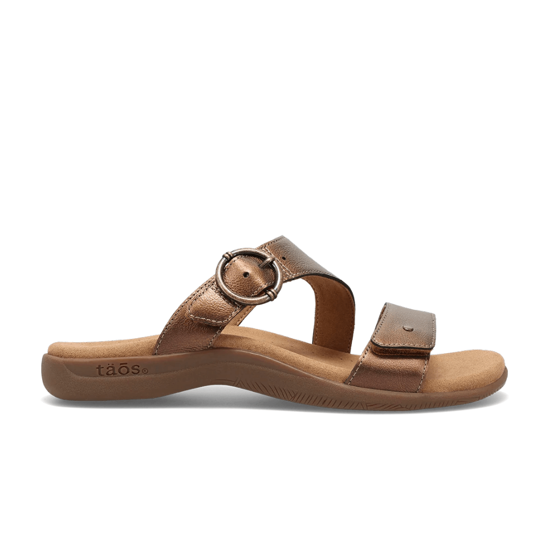 Taos Women's Westside Slide Sandal - Bronze