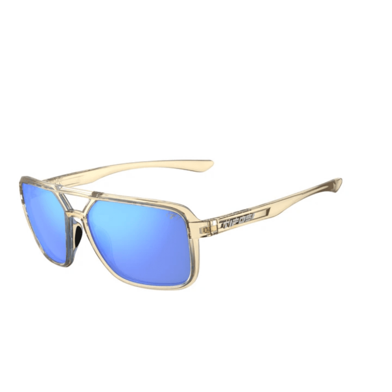 Seliga ShoesTifosi Salto Sunglasses - Golden Ray/Sky Blue Mirror