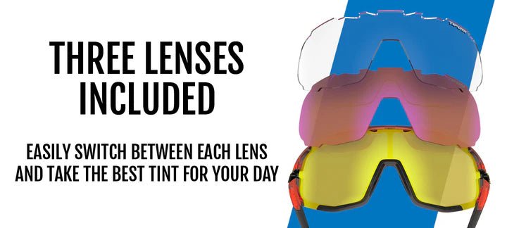 Seliga ShoesTifosi Sunglasses Sledge - Crystal Red Interchange