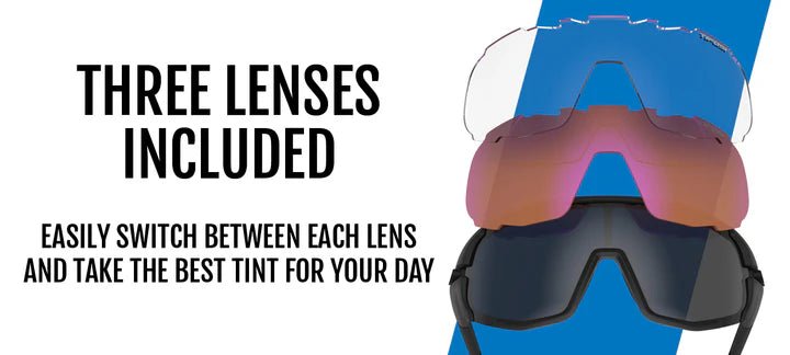 Seliga ShoesTifosi Sunglasses Sledge - Matte Black Interchange