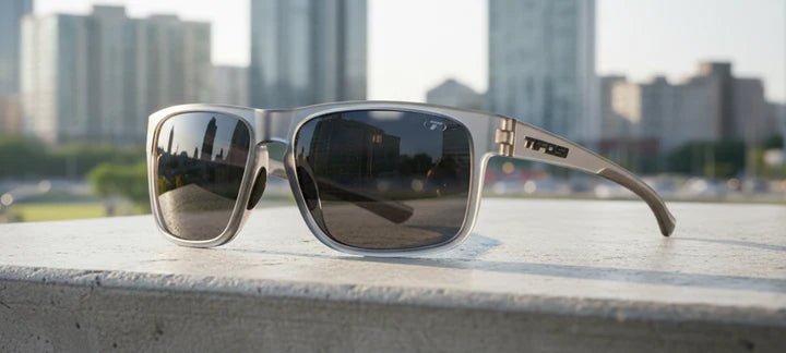 Tifosi Swick Sunglasses - Satin Vapor Frame - Smoke Tint