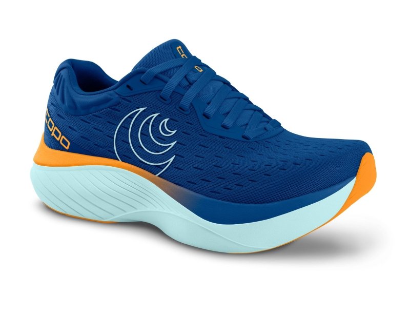 Seliga ShoesTopo Athletic Men's Atmos - Blue/Orange