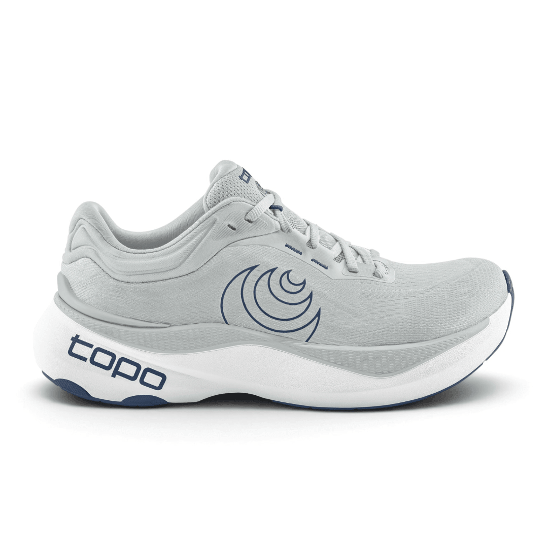 Topo Athletic Men's Aura 2 Running Shoes - Grey/White