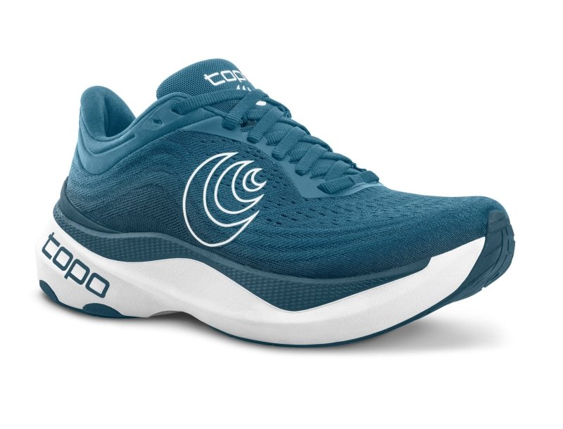 Seliga ShoesTopo Athletic Men's Aura (Wide Width) - Blue/White