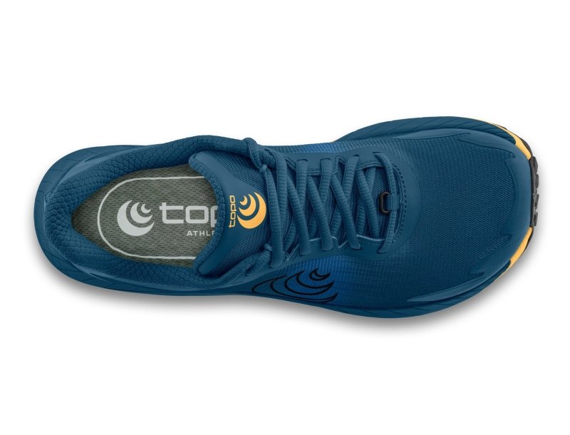 Seliga ShoesTopo Athletic Men's MTN Racer 4 - Navy/Orange