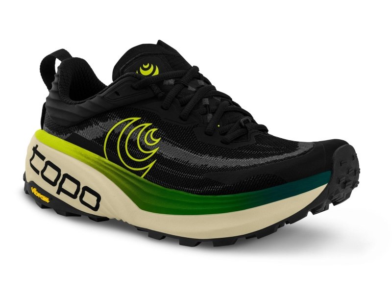 Topo Athletic Men's Vista - Black/Lime