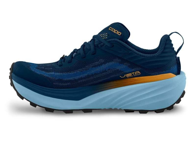 Topo Athletic Men's Vista - Navy/Orange